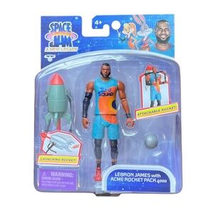 Space Jam A New Legacy LeBron James With Acme Rocket Pack 4000 Action Figure New